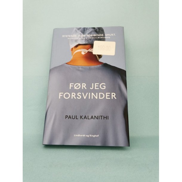 Fr jeg forsvinder, Paul Kalanithi   