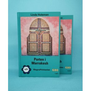 Porten i Marrakesh-  2 bind, Linda Holemann ( MagnaPrintserien o.l. (stor skrift))