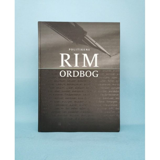 Rimordbog-Politikens, Red. Holger Scheibel