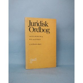 Juridisk ordbog, O.A. borum og W.E.von Eyben