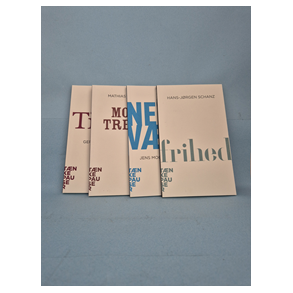 Tnkepauser 4 stk: Tillid, Netvrk, Frihed, Monstre