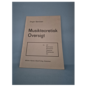 Musikteoretisk Oversigt , J�rgen S�rensen