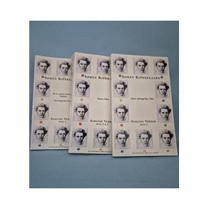 S�ren Kierkegaard - Samlede v�rker 19 bind (10 b�ger),
