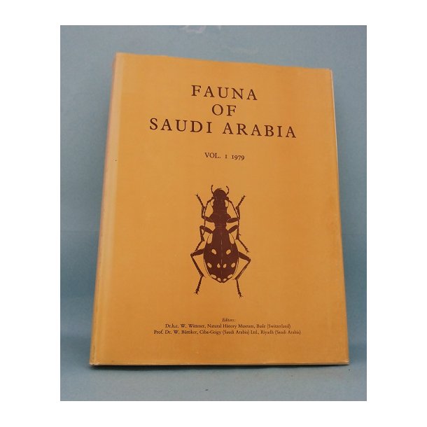 Fauna of Saudi Arabia Vol. I 1979; editors : Dr.h.C.W. Wittmer,Prof. Dr. Bttiker
