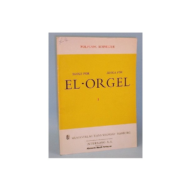 El-Orgel, bind I ; Wolgang Schneider