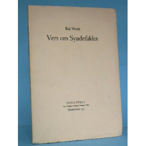 Kaj Munk: Vers om Syndefaldet