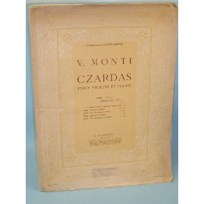 Czardas pour Violon et Piano, V. Monti