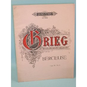 Edvard Grieg: Berceuse, Opus 36 no. 1,