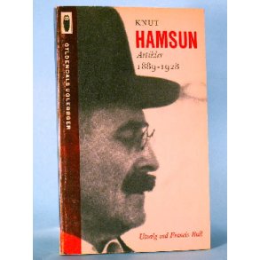 Knut Hamsun: Artikler 1889-1928