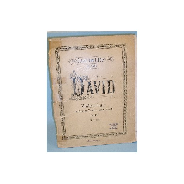 Ferdinand David: Violinschule. Band 2.