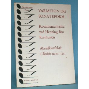 Variation og sonateform, Kommentarhæfte af
