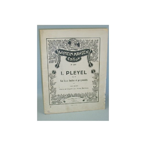 I. Pleyel: Six duos faciles et progressifs
