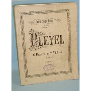 I. Pleyel: Six duos pour 2 Violons, Opus 24