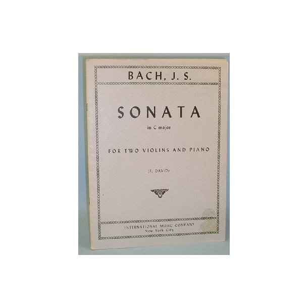J. S. Bach: Sonata in C major