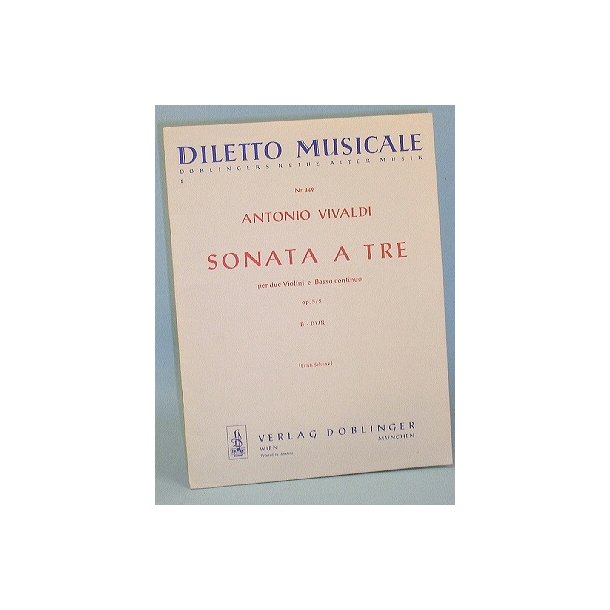 Antonio Vivaldi: Sonata a tre, Op.5/5 B-dur