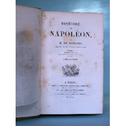 Histoire de Napoleon, tomes 1-4, par M. de Norvins